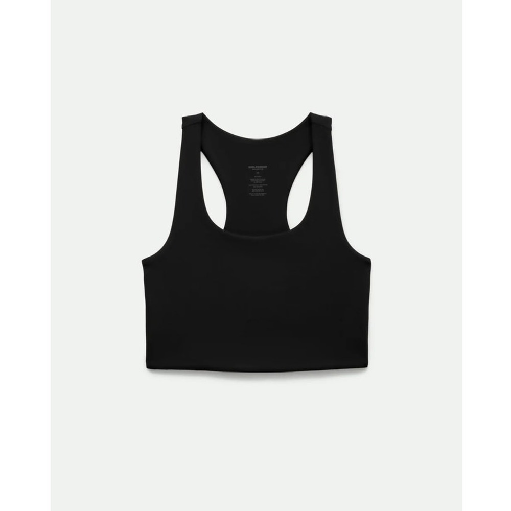 NWT Girlfriend Collective Paloma Racerback bra - black -
